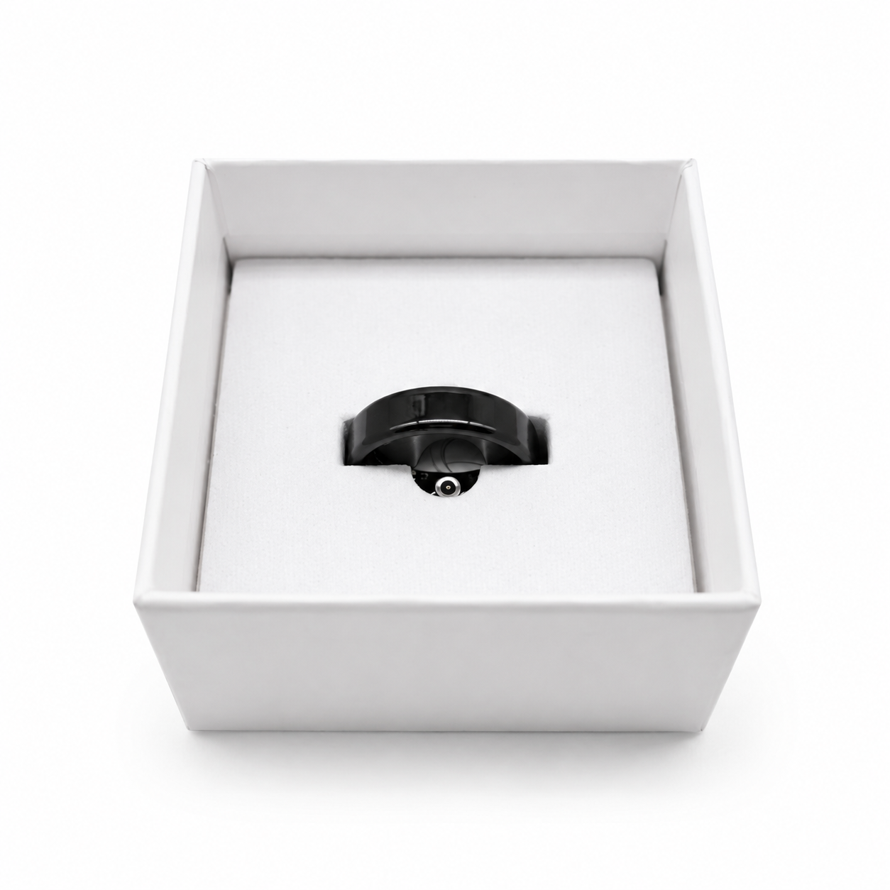Anello Smart BR17 nero con NFC e ricarica magnetica - immagine 4